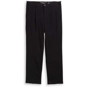 TOM TAILOR DENIM Herren TTLoose Chino Hose mit Bügelfalte, schwarz, Uni, Gr. 36/32 TOM TAILOR DENIM Herren TTLoose Chino Hose mit Bügelfalte, schwarz, Uni, Gr. 36/32