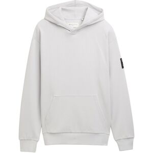 TOM TAILOR DENIM Herren Hoodie Sweatshirt, grau, Uni, Gr. S TOM TAILOR DENIM Herren Hoodie Sweatshirt, grau, Uni, Gr. S