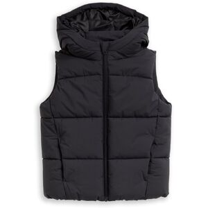 TOM TAILOR Jungen Puffer-Weste mit Kapuze, grau, Uni, Gr. 104/110 TOM TAILOR Jungen Puffer-Weste mit Kapuze, grau, Uni, Gr. 104/110