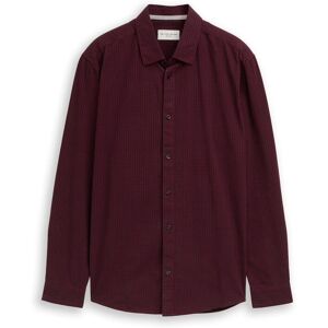 TOM TAILOR Herren Regular Fit Hemd mit Karomuster, rot, Kariert, Gr. S TOM TAILOR Herren Regular Fit Hemd mit Karomuster, rot, Kariert, Gr. S