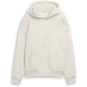 TOM TAILOR Jungen Oversize Hoodie Sweatshirt mit Rückenprint, weiß, Uni, Gr. 140 TOM TAILOR Jungen Oversize Hoodie Sweatshirt mit Rückenprint, weiß, Uni, Gr. 140