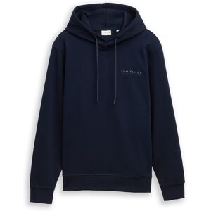 TOM TAILOR Herren Hoodie Sweatshirt, blau, Uni, Gr. XXL TOM TAILOR Herren Hoodie Sweatshirt, blau, Uni, Gr. XXL