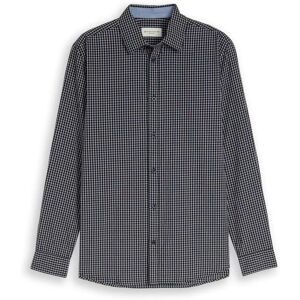 TOM TAILOR Herren Regular Fit Hemd mit Karomuster, blau, Kariert, Gr. XXXL TOM TAILOR Herren Regular Fit Hemd mit Karomuster, blau, Kariert, Gr. XXXL
