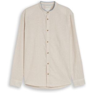 TOM TAILOR Herren Regular Fit Hemd mit Leinenanteil, beige, Meliert, Gr. XXXL TOM TAILOR Herren Regular Fit Hemd mit Leinenanteil, beige, Meliert, Gr. XXXL