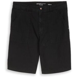 TOM TAILOR DENIM Herren TTLOOSE Carpenter-Shorts, schwarz, Uni, Gr. L TOM TAILOR DENIM Herren TTLOOSE Carpenter-Shorts, schwarz, Uni, Gr. L