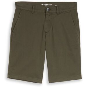TOM TAILOR Herren TTSLIM Chino Shorts, grün, Uni, Gr. 32 TOM TAILOR Herren TTSLIM Chino Shorts, grün, Uni, Gr. 32