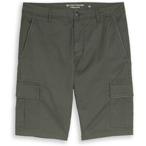 TOM TAILOR Herren TTSLIM Cargo Shorts, grün, Uni, Gr. 30 TOM TAILOR Herren TTSLIM Cargo Shorts, grün, Uni, Gr. 30