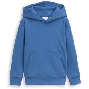 TOM TAILOR Jungen Oversize Hoodie Sweatshirt mit Rückenprint, blau, Uni, Gr. 92/98 TOM TAILOR Jungen Oversize Hoodie Sweatshirt mit Rückenprint, blau, Uni, Gr. 92/98