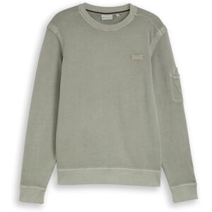 TOM TAILOR Herren Sweatshirt mit Ärmeltasche, grün, Uni, Gr. L TOM TAILOR Herren Sweatshirt mit Ärmeltasche, grün, Uni, Gr. L
