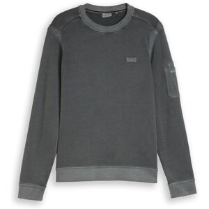 TOM TAILOR Herren Sweatshirt mit Ärmeltasche, schwarz, Uni, Gr. L TOM TAILOR Herren Sweatshirt mit Ärmeltasche, schwarz, Uni, Gr. L
