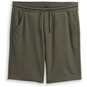 TOM TAILOR Herren Basic Sweat-Shorts, grün, Uni, Gr. L TOM TAILOR Herren Basic Sweat-Shorts, grün, Uni, Gr. L