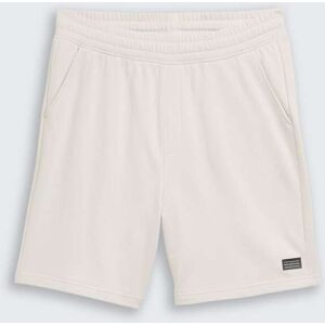 TOM TAILOR DENIM Herren Relaxed Sweat-Shorts, weiß, Uni, Gr. L TOM TAILOR DENIM Herren Relaxed Sweat-Shorts, weiß, Uni, Gr. L