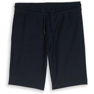 TOM TAILOR Herren Regular Fit Shorts mit Kordelzug, blau, Uni, Gr. L TOM TAILOR Herren Regular Fit Shorts mit Kordelzug, blau, Uni, Gr. L