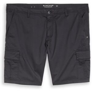 TOM TAILOR Herren Plus Size - TTPLUS REGULAR Cargo Shorts, grau, Uni, Gr. 44 TOM TAILOR Herren Plus Size - TTPLUS REGULAR Cargo Shorts, grau, Uni, Gr. 44