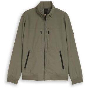 TOM TAILOR Herren Blouson Jacke mit verstaubarer Kapuze, grün, Uni, Gr. M TOM TAILOR Herren Blouson Jacke mit verstaubarer Kapuze, grün, Uni, Gr. M