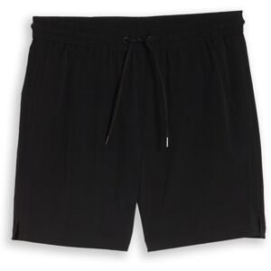 TOM TAILOR DENIM Herren Ultralight Relaxed Fit Shorts, schwarz, Uni, Gr. S TOM TAILOR DENIM Herren Ultralight Relaxed Fit Shorts, schwarz, Uni, Gr. S