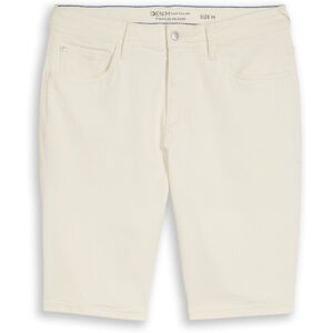 TOM TAILOR DENIM Herren TTWAYLEN RELAXED Jeans Shorts, weiß, Uni, Gr. S TOM TAILOR DENIM Herren TTWAYLEN RELAXED Jeans Shorts, weiß, Uni, Gr. S