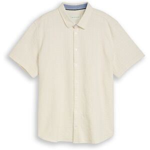TOM TAILOR Herren Plus Size - Kurzarmhemd aus Baumwolle, braun, Uni, Gr. 5XL TOM TAILOR Herren Plus Size - Kurzarmhemd aus Baumwolle, braun, Uni, Gr. 5XL
