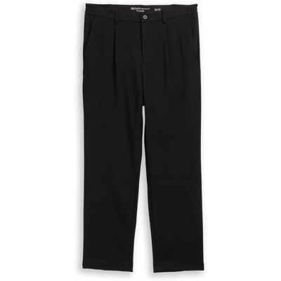 TOM TAILOR DENIM Herren TTLoose Chino Hose mit Bügelfalte, schwarz, Uni, Gr. 31/34 TOM TAILOR DENIM Herren TTLoose Chino Hose mit Bügelfalte, schwarz, Uni, Gr. 31/34