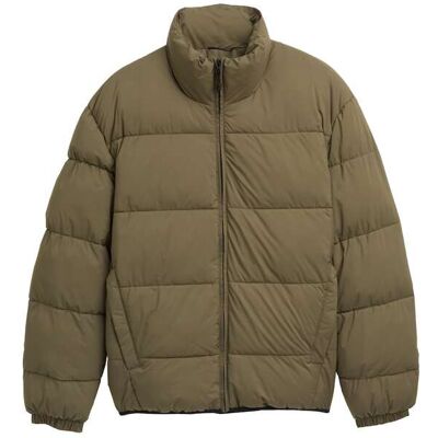 TOM TAILOR DENIM Herren Lightweight Pufferjacke mit Stehkragen, grün, Uni, Gr. L TOM TAILOR DENIM Herren Lightweight Pufferjacke mit Stehkragen, grün, Uni, Gr. L