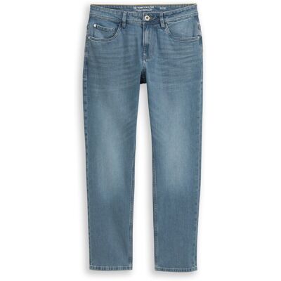 TOM TAILOR Herren TTJOSH REGULAR SLIM Jeans mit Stretch, blau, Uni, Gr. 33/32 TOM TAILOR Herren TTJOSH REGULAR SLIM Jeans mit Stretch, blau, Uni, Gr. 33/32