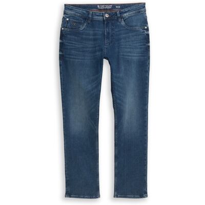 TOM TAILOR Herren TTMARVIN STRAIGHT Jeans mit Superstretch, blau, Uni, Gr. 36/36 TOM TAILOR Herren TTMARVIN STRAIGHT Jeans mit Superstretch, blau, Uni, Gr. 36/36