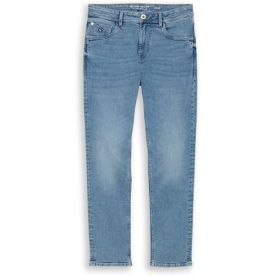 TOM TAILOR Herren TTJOSH REGULAR SLIM Jeans mit Stretch, blau, Uni, Gr. 38/32 TOM TAILOR Herren TTJOSH REGULAR SLIM Jeans mit Stretch, blau, Uni, Gr. 38/32