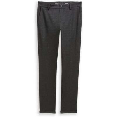 TOM TAILOR DENIM Herren TTSLIM Chino Hose, schwarz, Meliert, Gr. M TOM TAILOR DENIM Herren TTSLIM Chino Hose, schwarz, Meliert, Gr. M