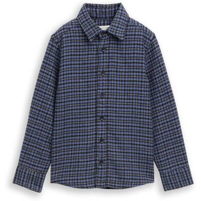 TOM TAILOR Jungen Regular Fit Hemd mit Karomuster, lila, Kariert, Gr. 92/98 TOM TAILOR Jungen Regular Fit Hemd mit Karomuster, lila, Kariert, Gr. 92/98