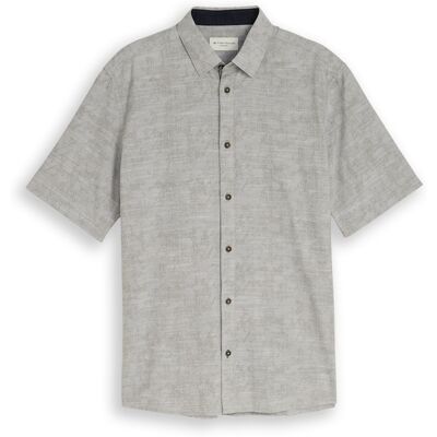 TOM TAILOR Herren Comfort Fit Kurzarmhemd mit Muster, grün, Gemustert, Gr. XXL TOM TAILOR Herren Comfort Fit Kurzarmhemd mit Muster, grün, Gemustert, Gr. XXL