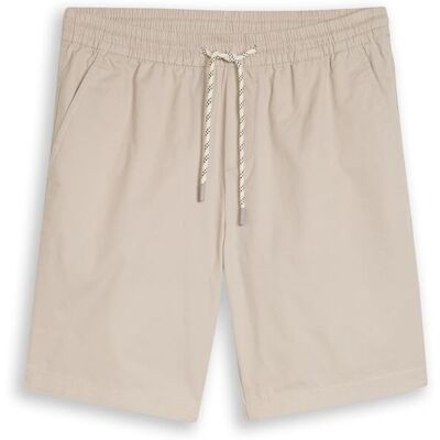 TOM TAILOR DENIM Herren TTREGULAR Shorts aus Baumwolle, grau, Uni, Gr. S TOM TAILOR DENIM Herren TTREGULAR Shorts aus Baumwolle, grau, Uni, Gr. S