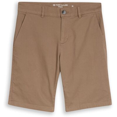 TOM TAILOR Herren TTSLIM Chino Shorts, braun, Uni, Gr. 30 TOM TAILOR Herren TTSLIM Chino Shorts, braun, Uni, Gr. 30