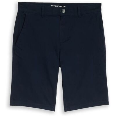 TOM TAILOR Herren TTSLIM Chino Shorts, blau, Uni, Gr. 36 TOM TAILOR Herren TTSLIM Chino Shorts, blau, Uni, Gr. 36