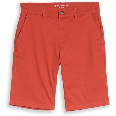 TOM TAILOR Herren TTSLIM Chino Shorts, rot, Uni, Gr. 29 TOM TAILOR Herren TTSLIM Chino Shorts, rot, Uni, Gr. 29