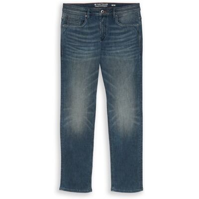 TOM TAILOR Herren TTMARVIN STRAIGHT Jeans, blau, Uni, Gr. 31/32 TOM TAILOR Herren TTMARVIN STRAIGHT Jeans, blau, Uni, Gr. 31/32