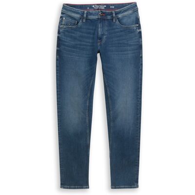 TOM TAILOR Herren TTCURT TAPERED Jeans mit Superstretch, blau, Uni, Gr. 34/34 TOM TAILOR Herren TTCURT TAPERED Jeans mit Superstretch, blau, Uni, Gr. 34/34