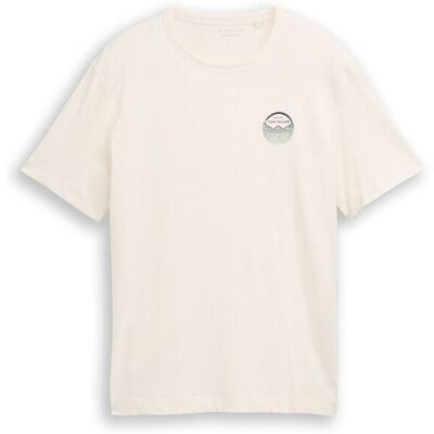 TOM TAILOR Herren T-Shirt mit Print, braun, Uni, Gr. XXXL TOM TAILOR Herren T-Shirt mit Print, braun, Uni, Gr. XXXL
