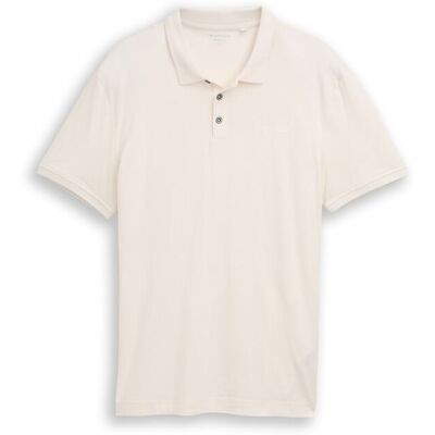 TOM TAILOR Herren Fitted Poloshirt mit Logo-Print, braun, Uni, Gr. XXXL TOM TAILOR Herren Fitted Poloshirt mit Logo-Print, braun, Uni, Gr. XXXL