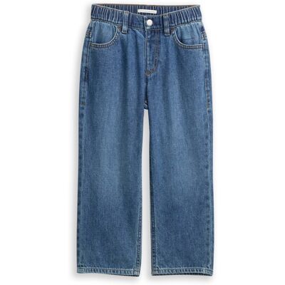 TOM TAILOR Jungen Baggy Jeans, blau, Uni, Gr. 134 TOM TAILOR Jungen Baggy Jeans, blau, Uni, Gr. 134