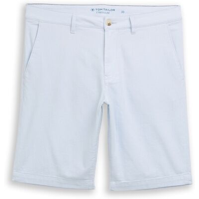 TOM TAILOR Herren Chino Shorts mit Stretch, blau, Meliert, Gr. 33 TOM TAILOR Herren Chino Shorts mit Stretch, blau, Meliert, Gr. 33