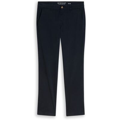 TOM TAILOR Herren Regular Fit Chino Hose, blau, Uni, Gr. 36/30 TOM TAILOR Herren Regular Fit Chino Hose, blau, Uni, Gr. 36/30