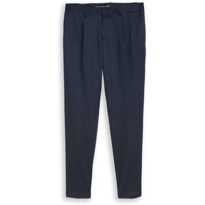 TOM TAILOR Herren Regular Fit Chino Hose, blau, Meliert, Gr. 54 TOM TAILOR Herren Regular Fit Chino Hose, blau, Meliert, Gr. 54