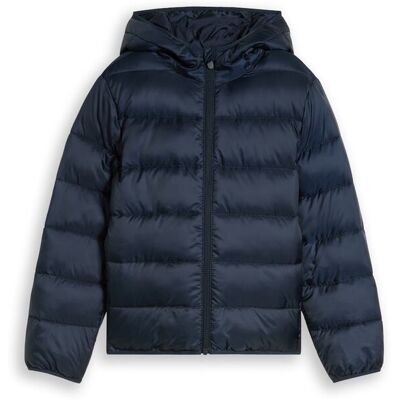 TOM TAILOR Jungen Lightweight Steppjacke aus wasserabweisendem Material, blau, Uni, Gr. 176 TOM TAILOR Jungen Lightweight Steppjacke aus wasserabweisendem Material, blau, Uni, Gr. 176
