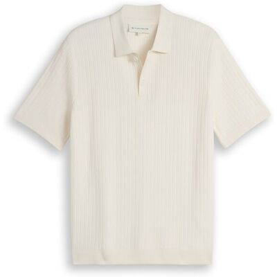 TOM TAILOR Herren Strick-Poloshirt aus Baumwolle, braun, Uni, Gr. XL TOM TAILOR Herren Strick-Poloshirt aus Baumwolle, braun, Uni, Gr. XL