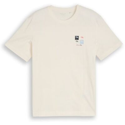TOM TAILOR Herren T-Shirt mit Print, braun, Uni, Gr. XXXL TOM TAILOR Herren T-Shirt mit Print, braun, Uni, Gr. XXXL