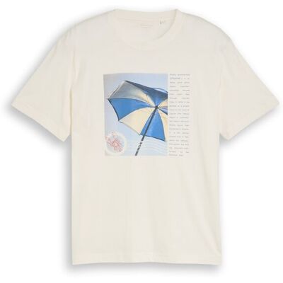 TOM TAILOR Herren T-Shirt mit Fotoprint, braun, Uni, Gr. XXXL TOM TAILOR Herren T-Shirt mit Fotoprint, braun, Uni, Gr. XXXL