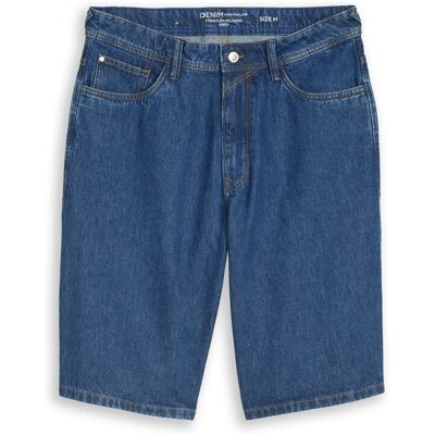 TOM TAILOR DENIM Herren TTWAYLEN RELAXED Jeans Shorts, blau, Uni, Gr. M TOM TAILOR DENIM Herren TTWAYLEN RELAXED Jeans Shorts, blau, Uni, Gr. M