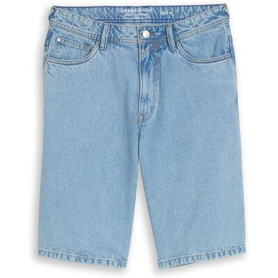 TOM TAILOR DENIM Herren TTWAYLEN RELAXED Jeans Shorts, blau, Uni, Gr. S TOM TAILOR DENIM Herren TTWAYLEN RELAXED Jeans Shorts, blau, Uni, Gr. S