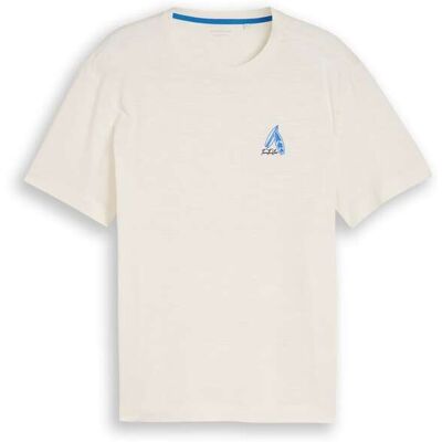 TOM TAILOR Herren T-Shirt mit Stickerei, braun, Uni, Gr. XXXL TOM TAILOR Herren T-Shirt mit Stickerei, braun, Uni, Gr. XXXL