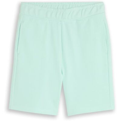 TOM TAILOR Jungen Basic Sweat-Shorts, grün, Uni, Gr. 122 TOM TAILOR Jungen Basic Sweat-Shorts, grün, Uni, Gr. 122
